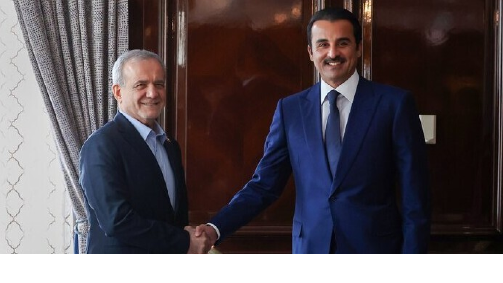 الرئيس الإيراني وأمير قطر بحثا في موسكو العلاقات الثنائية وتأكيد على أهمية توسيع التعاون