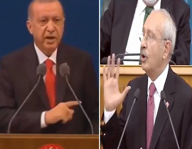 “أردوغان” يطالب الأتراك بمقاطعة البضائع الفرنسية.. وزعيم المعارضة يصدمه: “أحرق حقيبة زوجتك وقم ببيع طائرات القصر”!