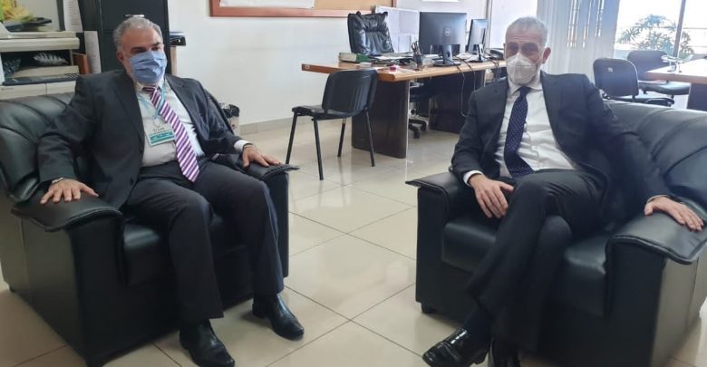 لقاء بين عميد الخارجية في “القومي” ودبلوماسي ايطالي
