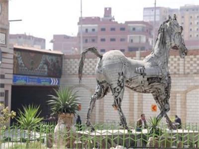 مصر.. إحباط محاولة سرقة تمثال حصان الزقازيق المشهور