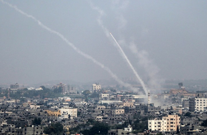صواريخ من غزة أثناء مراسم اتفاقي التطبيع بالبيت الأبيض
