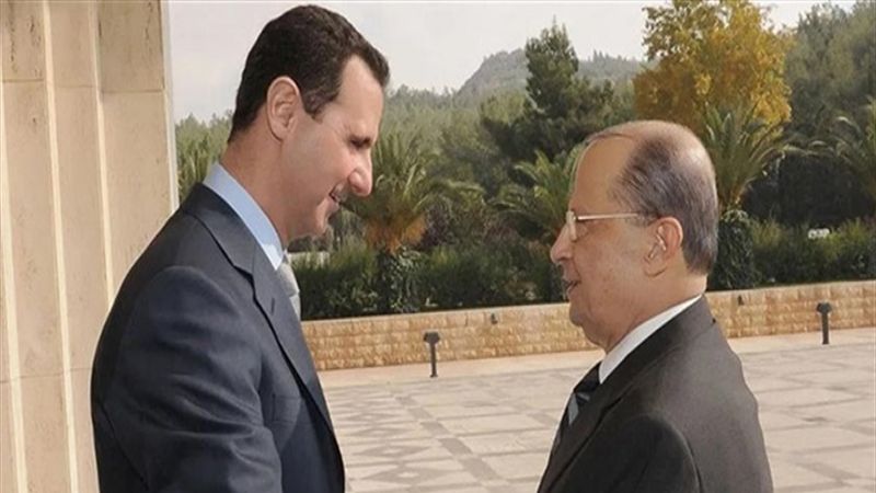 رئيس الجمهورية هنأ الرئيس الأسد بإعادة انتخابه