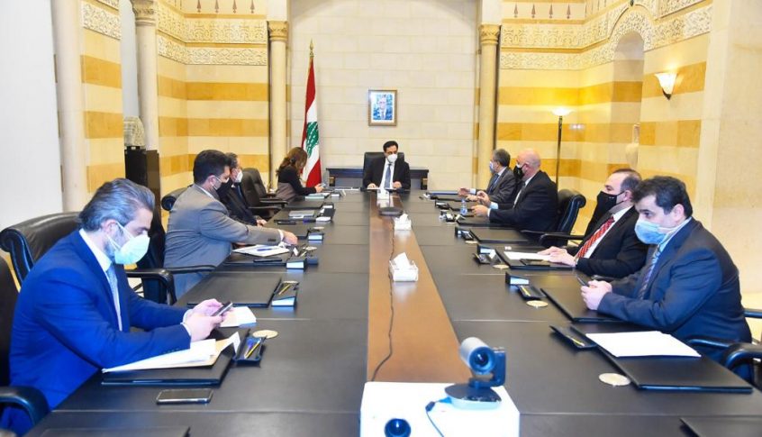 دياب ترأس اجتماعاً حول موضوع ترشيد الدعم.. واستقبل وفدا من البنك الدولي