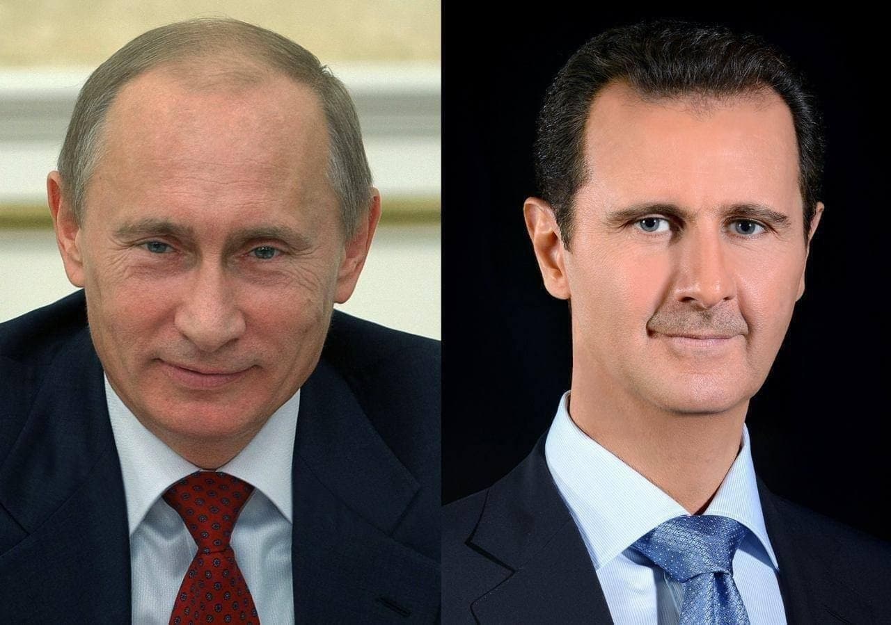 الرئيس الأسد يتلقى برقية تهنئة من الرئيس بوتين بعيد الجلاء ..روسيا تدعم سيادة واستقلال وسلامة الأراضي السورية
