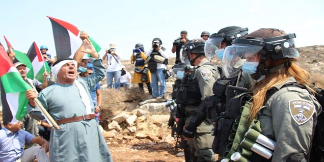 إصابة عشرات الفلسطينيين بقمع الاحتلال مظاهرة مناهضة للاستيطان