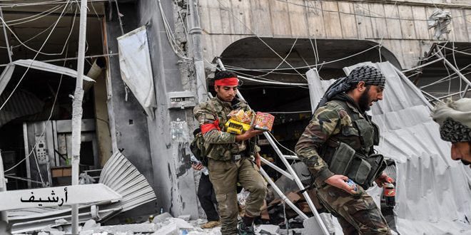 مرتزقة أردوغان ينهبون محطة مياه ويستولون على مساحات واسعة من الأراضي بريف الحسكة الشمالي
