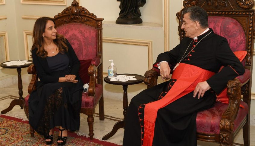 عكر عرضت والبطريرك الراعي الأوضاع الإقتصادية والمعيشية